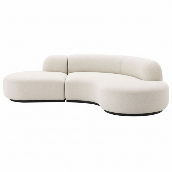 Curved 4-Seater Sofa