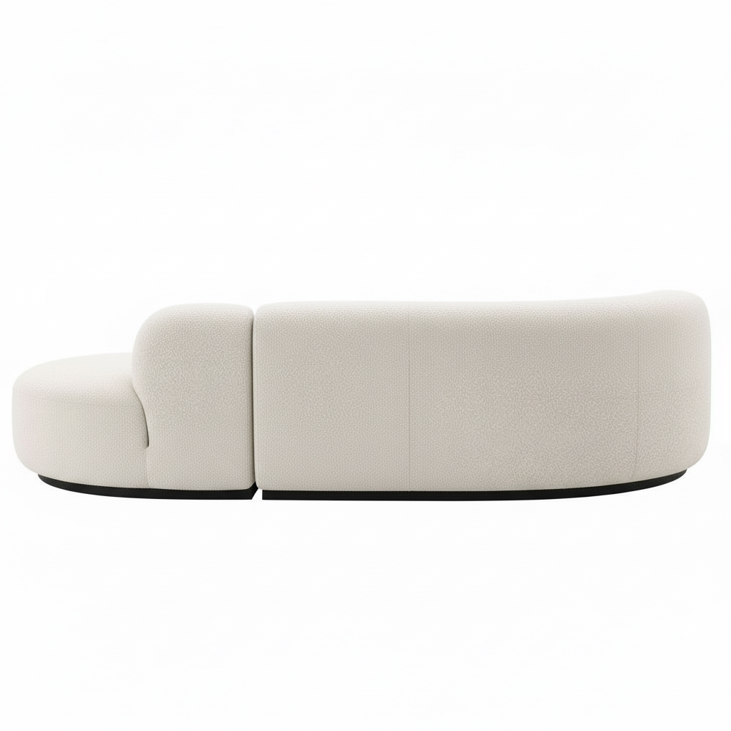 Elowen Curved 4-Seater Sofa - Image 3