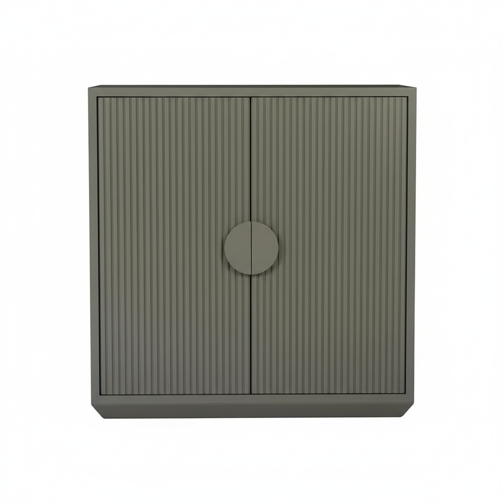 Fluted Double-Door Chest