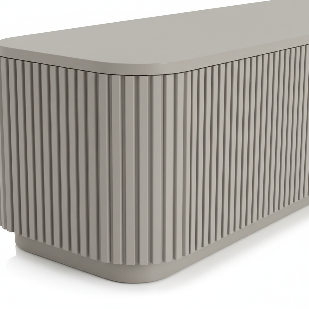Fluted Oval Console - Image 3