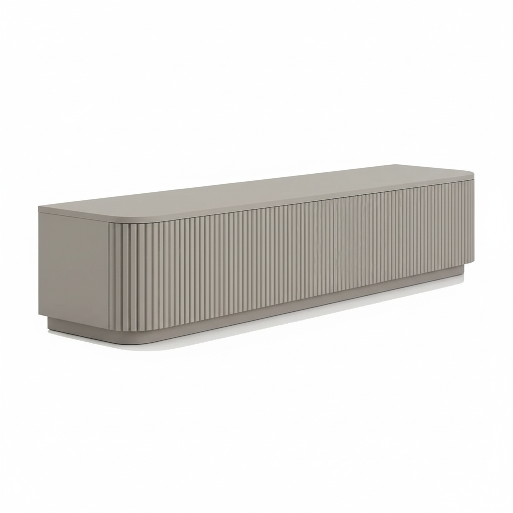 Fluted Oval Console - Image 2