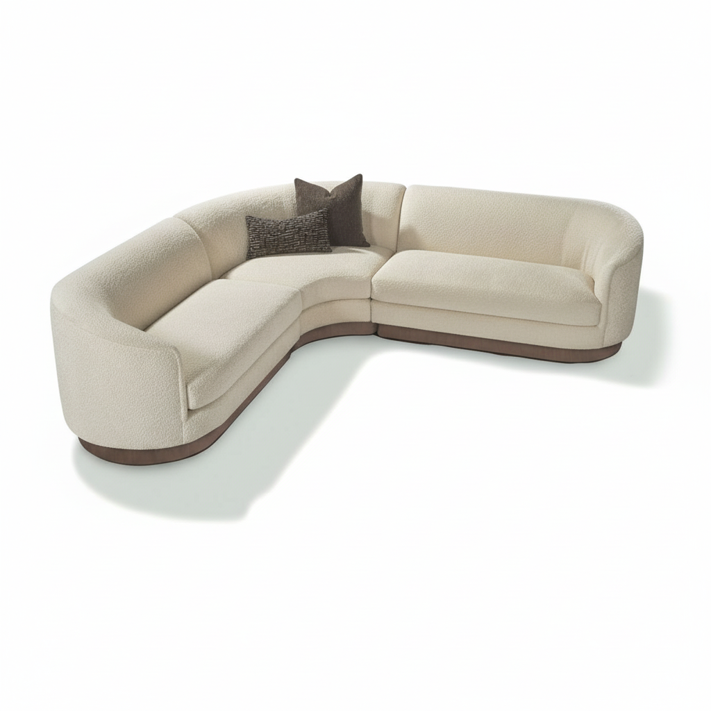 Noor Arc Curved Sectional Sofa