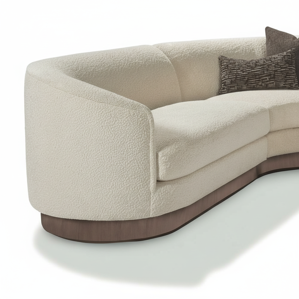 Noor Arc Curved Sectional Sofa - Image 3