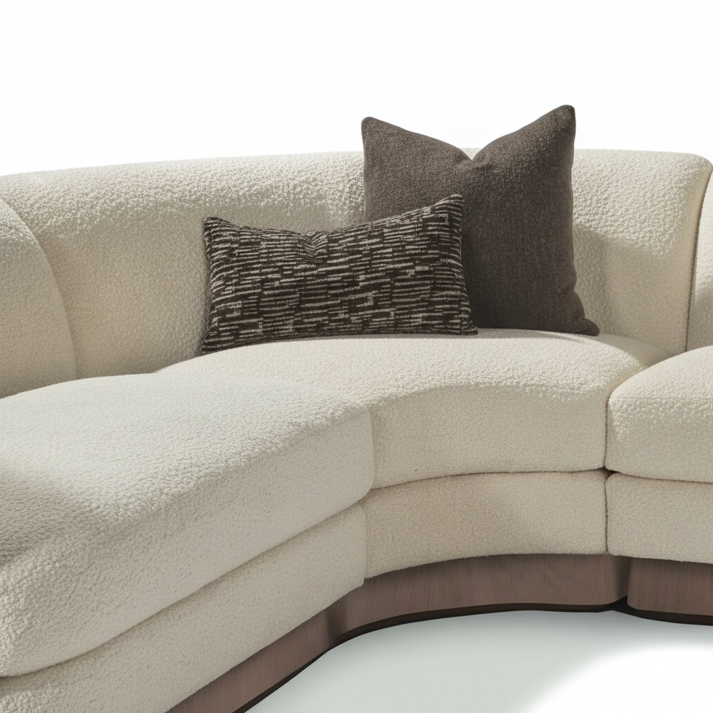 Noor Arc Curved Sectional Sofa - Image 4