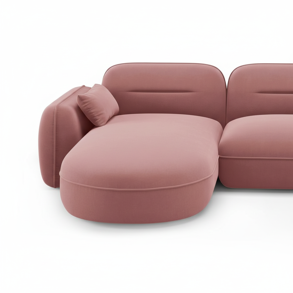Aurora Velvet Modular Corner Sofa - Image 3