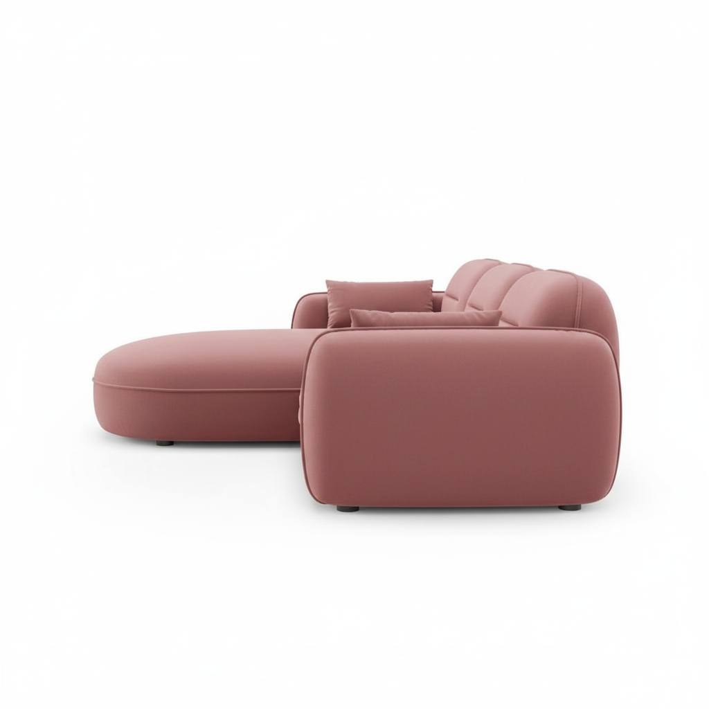 Aurora Velvet Modular Corner Sofa - Image 4