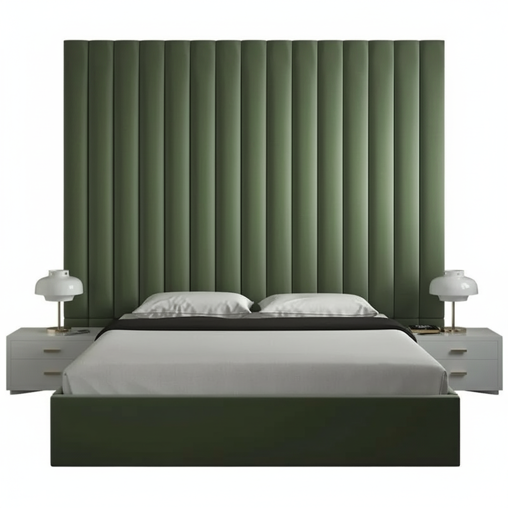 LuxeLine Panel Bed