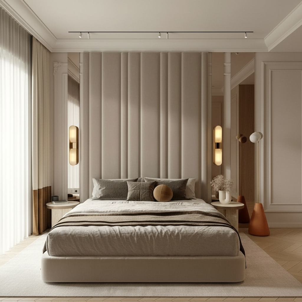 Royal Crest Panel Bed
