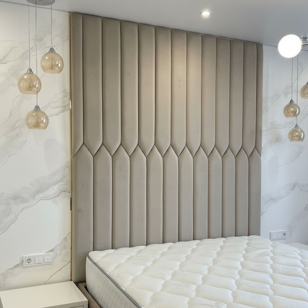 Luxe Chevron Panel Bed - Image 4
