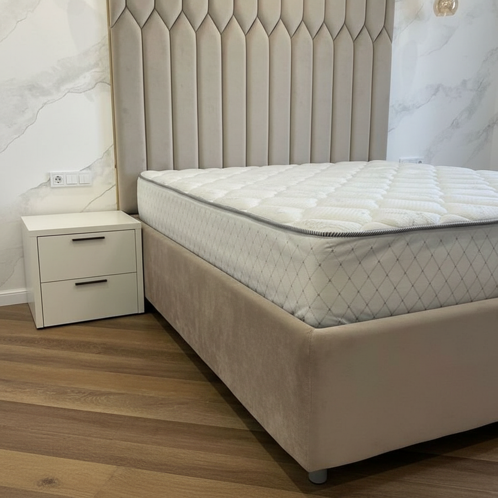 Luxe Chevron Panel Bed - Image 3