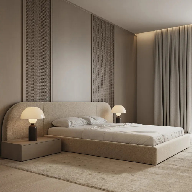 Modern Upholstered Platform Bed